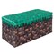 Minecraft: Bench Storage Box - Large - Pixel Grass Block, Collapsible Toy Storage w/ Lid, Footrest, 11.8 x 23.6 x 11.8", Game Theme Decor, Licensed